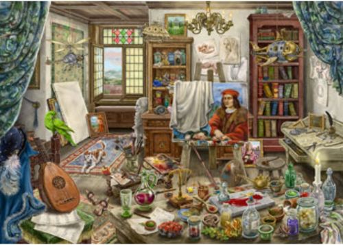 Puzzle - Ravensburger - Escape 10 Artists Studio Puzzle 759pc