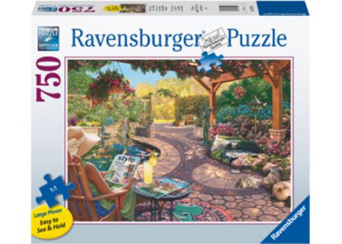Large Format Puzzle - Ravensburger - Cosy Backyard Bliss 750pcLF