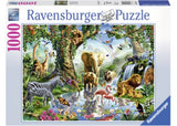 Puzzle - Ravensburger - Adventures in the Jungle 1000pc
