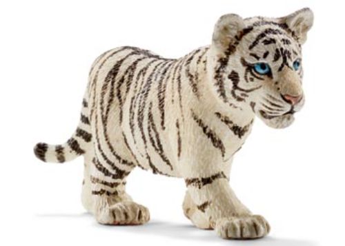 Schleich - Tiger cub, white