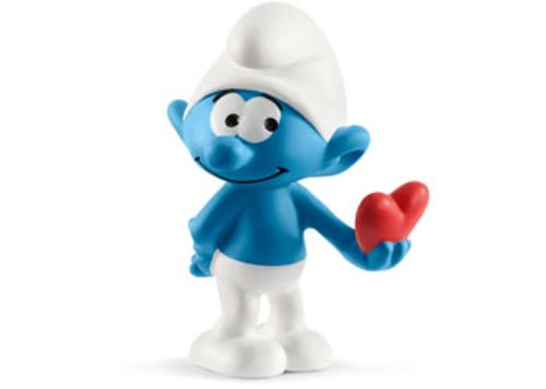 Schleich - Smurf with heart