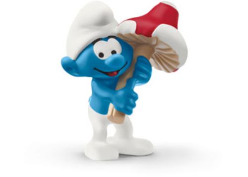 Schleich - Smurf with good luck charm