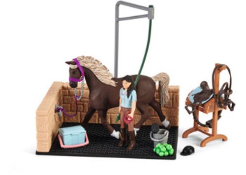 Schleich - Washing area with Horse Club Emily & Luna