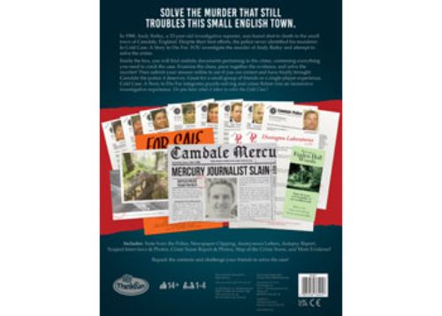 ThinkFun - Cold Case - A Story to Die For