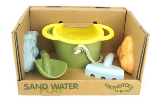 Viking Toys - Eco Bucket Set with Sieve, 2 Vehicles