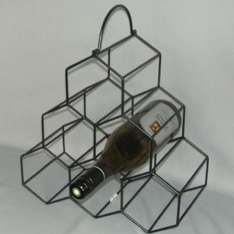 WINE RACK - HEXAGONAL 6 BOTTLE