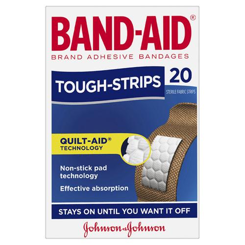 Band-Aid Tough Strip 20’s (Pack of 6)