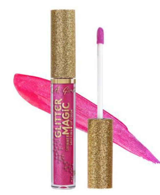 LA Girl Glitter Magic Lip Color in Sparkler, featuring a dazzling glittery finish for a glamorous lip look.