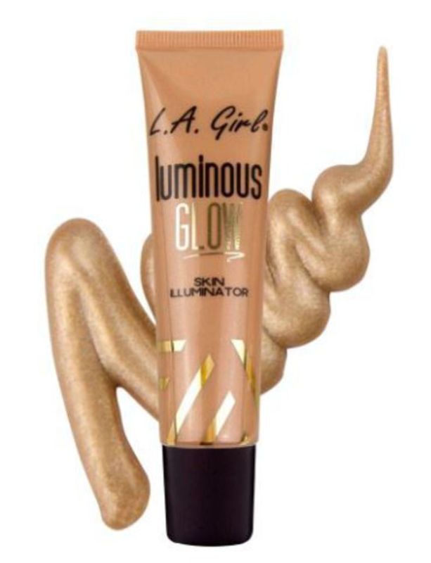 LA Girl Luminous Liquid Cream - Afterglow, a radiant skin illuminator for a natural glow, perfect for highlighting or mixing with foundation.