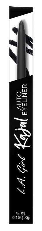 LA Girl Kajal Auto Eyeliner in Super Black, featuring creamy, smudge-proof formula for bold, precise eye looks.