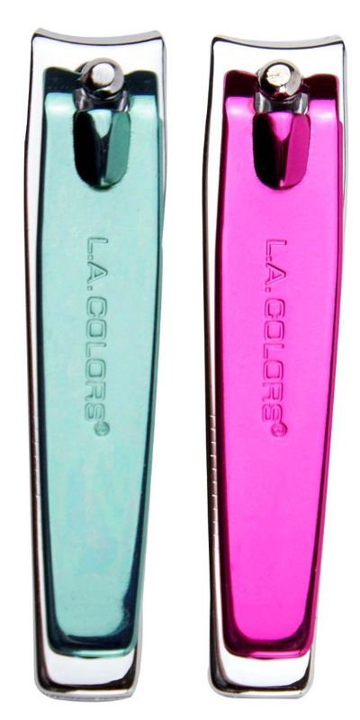 LA Colors Nail Clipper- Small Pink & Teal PPK