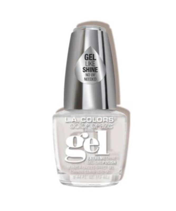 LA Colors Gel Shine Polish - Frosting (Clear)