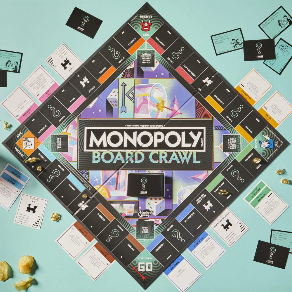 Monopoly - Board Crawl - Drinking Card Game