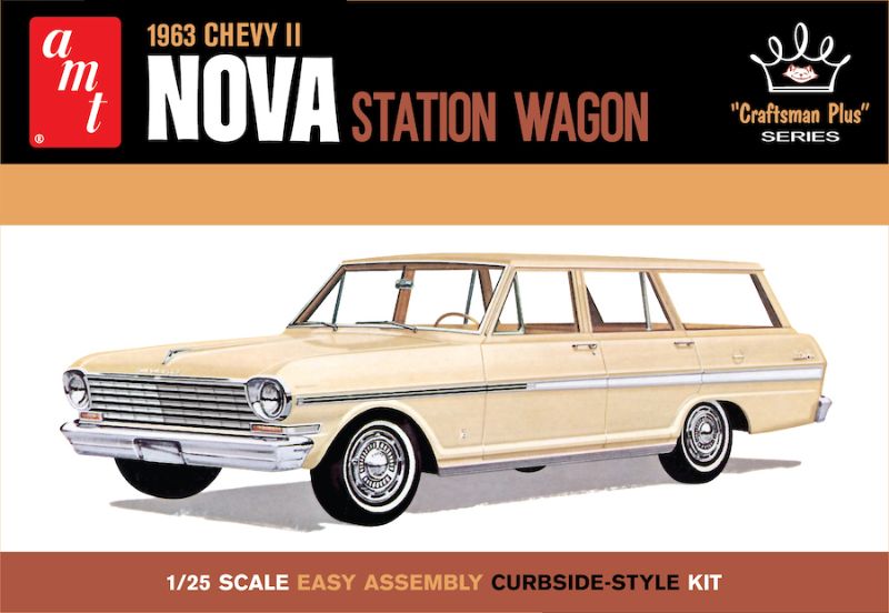 Plastic Kitset - 1/25 '63 Chevy Nova Wagon CPS