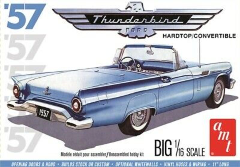 Plastic Kitset - 1/16 '57 Ford Thunderbird 2T