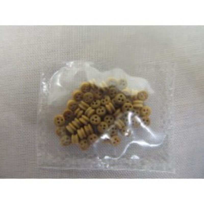 Billing - Wooden Dead Eye 2mm (50)