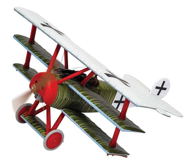 Corgi 1/48 Fokker DR1 Triplane model, featuring detailed craftsmanship and historical accuracy for collectors.