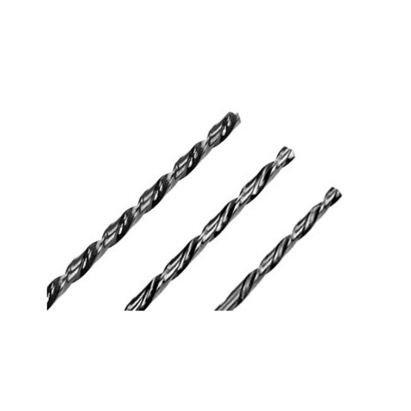 Set of 12 precision 0.965mm drill bits for accurate drilling in wood, plastic, and lightweight metals.