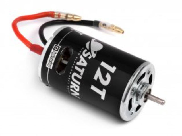 Saturn 12T RE550 motor for radio control cars, designed for high performance and reliability.