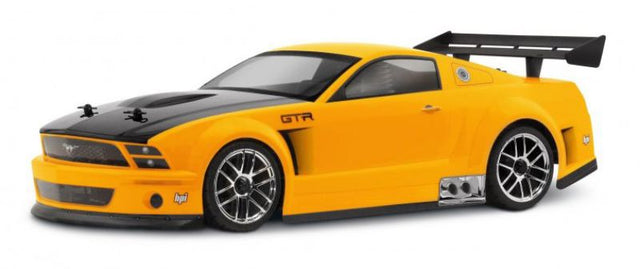 200mm Ford Mustang GT-R body shell for 1/10 scale RC cars, enhancing performance and aesthetics with a lightweight design.