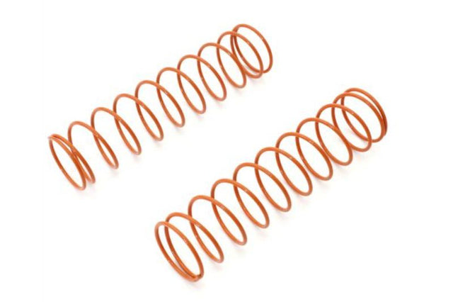 Kyosho MP9/10 RR Spring in vibrant orange, designed for superior handling and performance in RC racing, 95mm length.