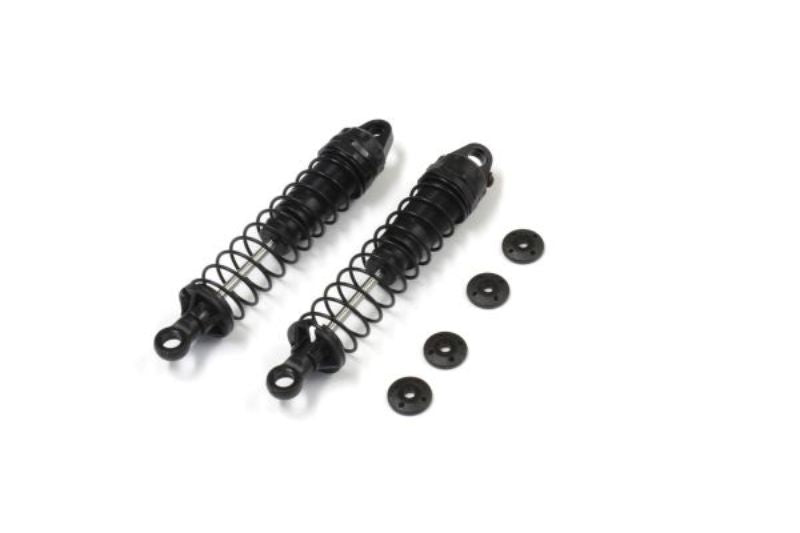 Kyosho OL/Rmpge Aeration Shock Set (2) enhances RC suspension for improved handling and stability on any terrain.