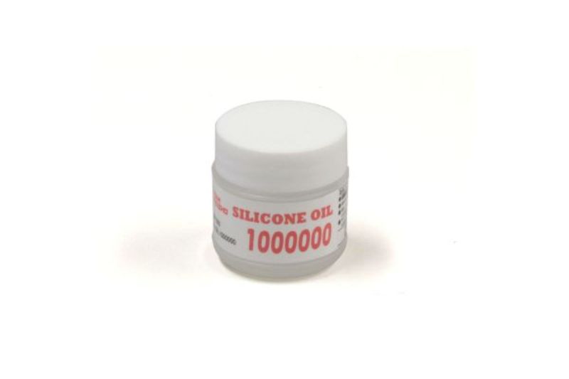 Premium Kyosho Silicone Oil #1000000 in 20cc, enhances RC car performance and smoothes suspension tuning.