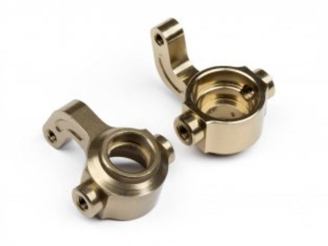 Ion Aluminum Front Knuckles for MV 28087 Maverick, enhancing steering precision and durability for RC car performance.