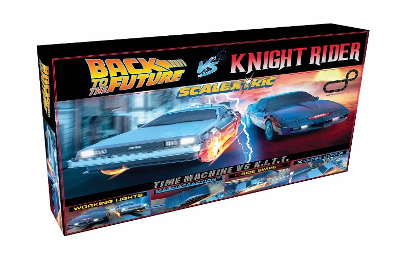 Slot Car - Set: 1980's TV BTTF vs KITT