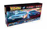 Slot Car - Set: 1980's TV BTTF vs KITT