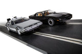 Slot Car - Set: 1980's TV BTTF vs KITT