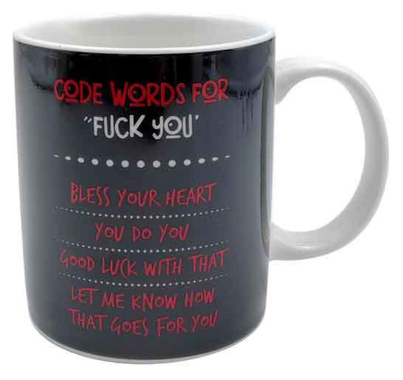 MUG - CODE WORDS (12OZ)