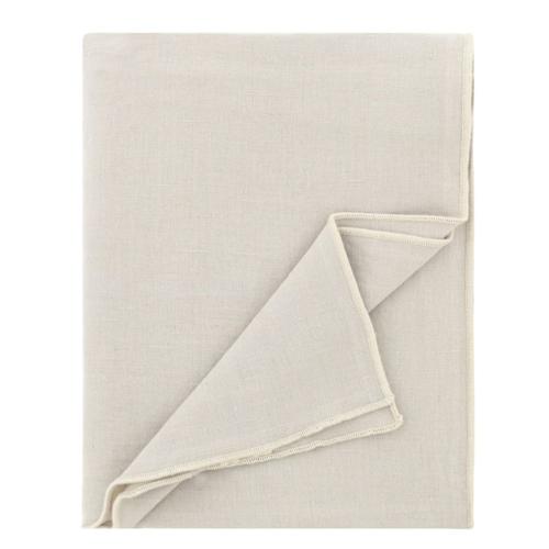 Linen Cotton Tablecloth Beige 170x170cm - Baksana