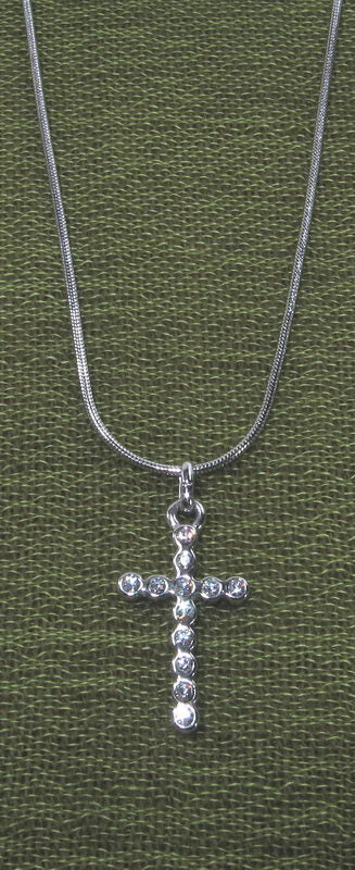 Necklace Crystal Cross