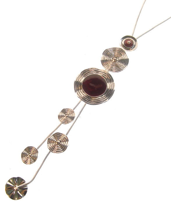 Necklace - Long  - Red