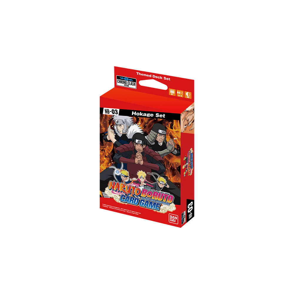 Chrono Clash System TCG - Naruto Boruto - Expansion Deck Set Display