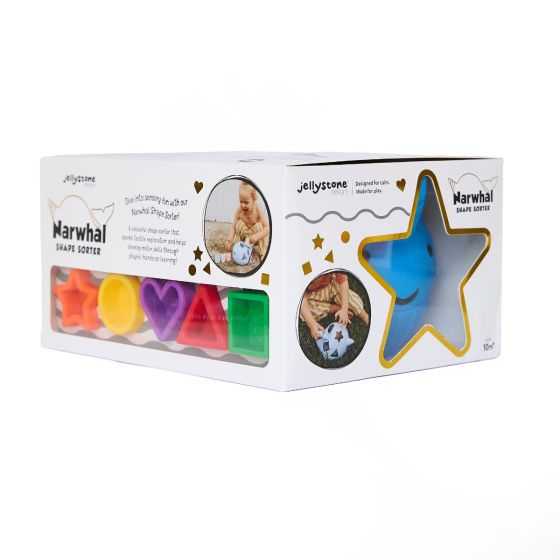 Narwhal Shape Sorter - Bright - Jellystone