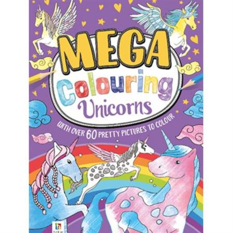 Mega Colouring Book - Unicorns