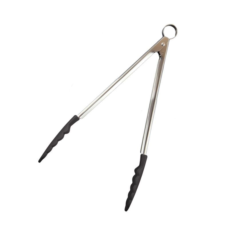 Cuisipro Silicone Locking Tongs | 30.5cm Black