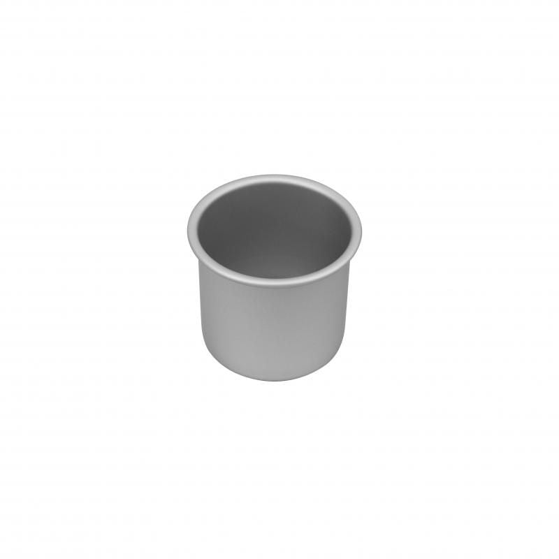 Bakemaster Silver Anodised Round Deep Pan 10X10cm