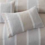 Nina Duvet Set - Grey/Beige - Queen - BAKSANA
