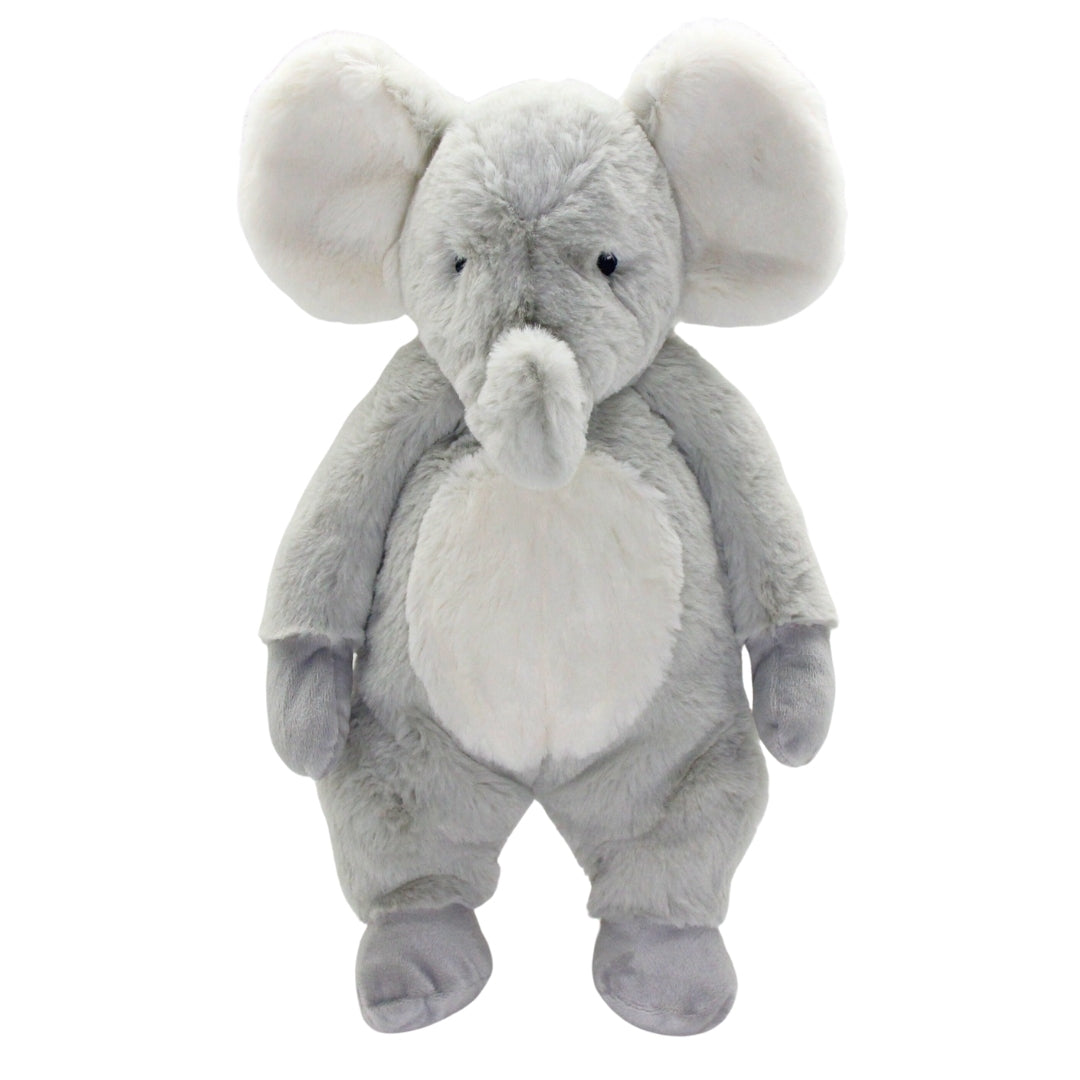 Soft Plush Toy -  Eloise Elephant. Floppy Grey Elephant