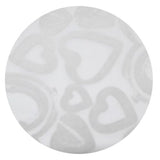 Non Woven Bag - Heart Pattern White 13cm (Pack of 10)
