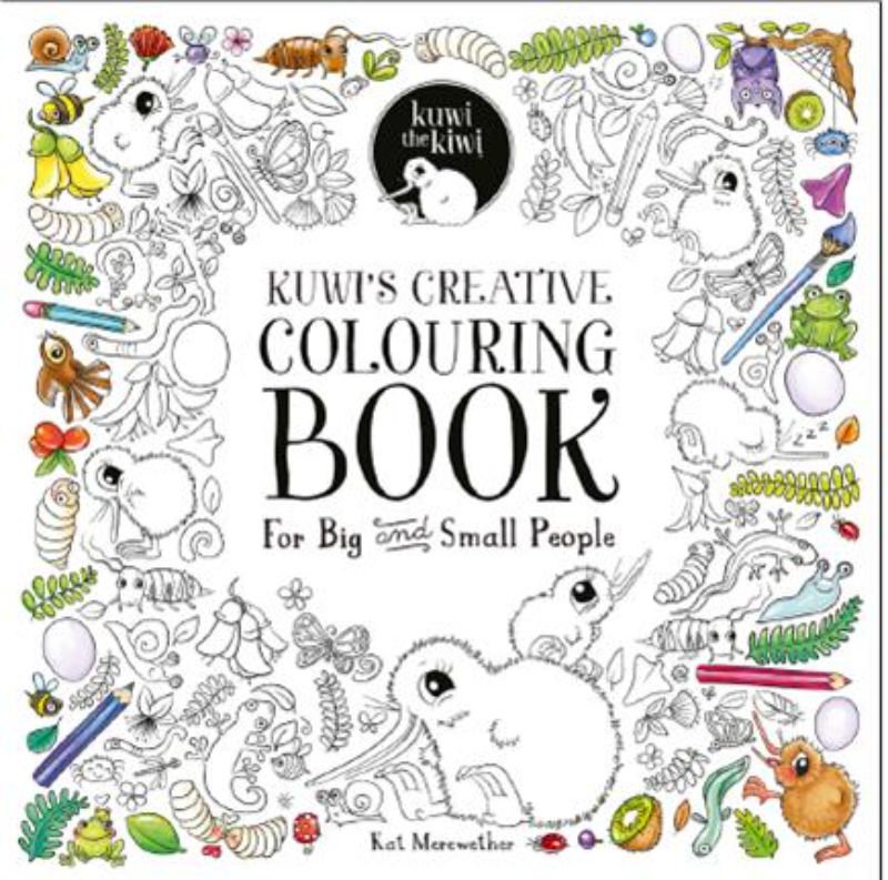 Kuwis Creative Colouring Book for Big and Small People