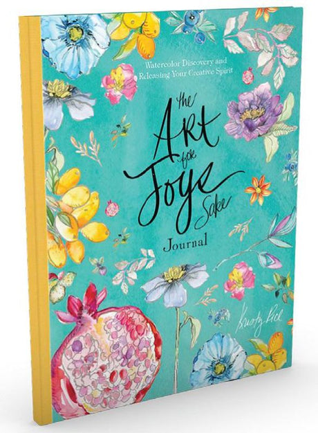 An exquisite hardback watercolor journal with 60 textured pages, fostering joyful creativity and artistic expression by Kristy Rice.