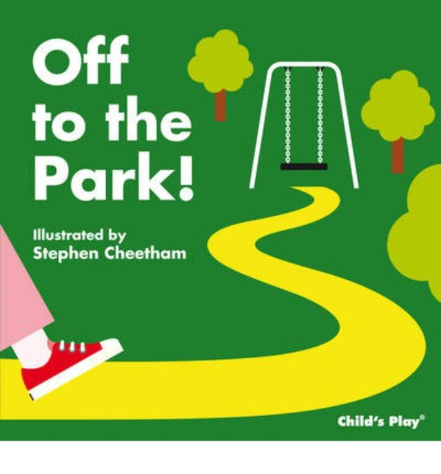 Interactive hardback book 'Off To The Park' with tactile features and Braille-style numbering for inclusive storytelling.