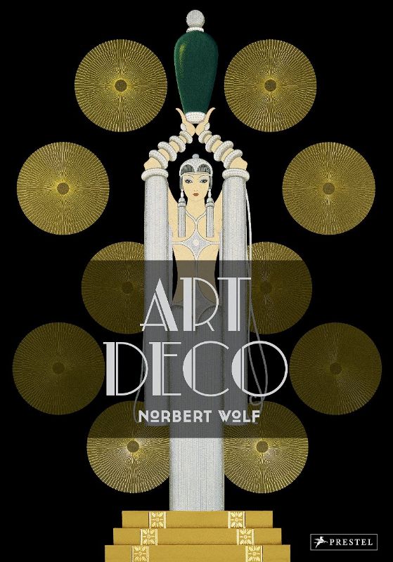 Hardback book titled 'Art Deco' by Norbert Wolf, showcasing the influential art movement with hundreds of colorful illustrations.