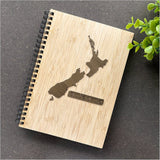 Bamboo Journal - NZ River Rimu Veneer (Small)