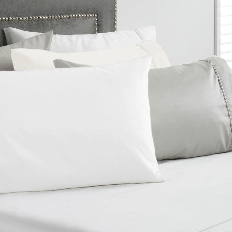 Flat Sheet - SATEEN Optic White (King) - BAKSANA