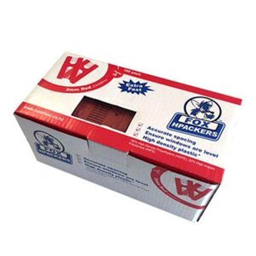 Click & Fix H Packer Red 3mm 100 Pack